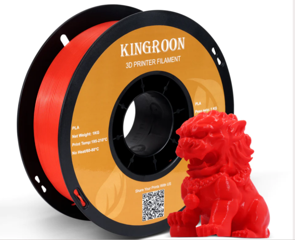 Red PLA filament